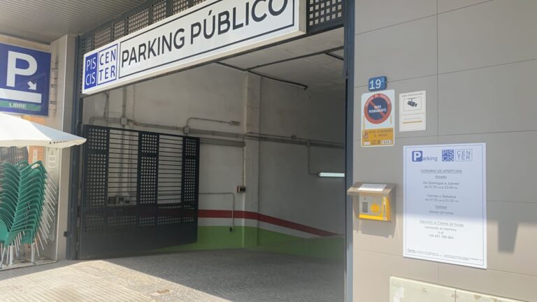 Sobre el parking