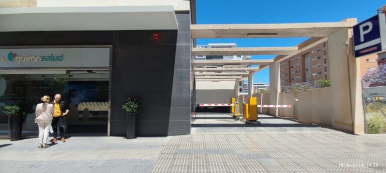 Sobre el parking
